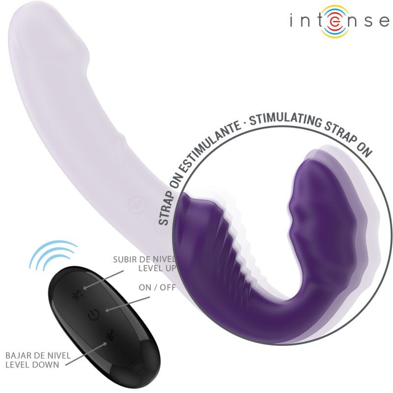 Intense Jill Vibrador Doble 20 Cm Violeta Control Remoto