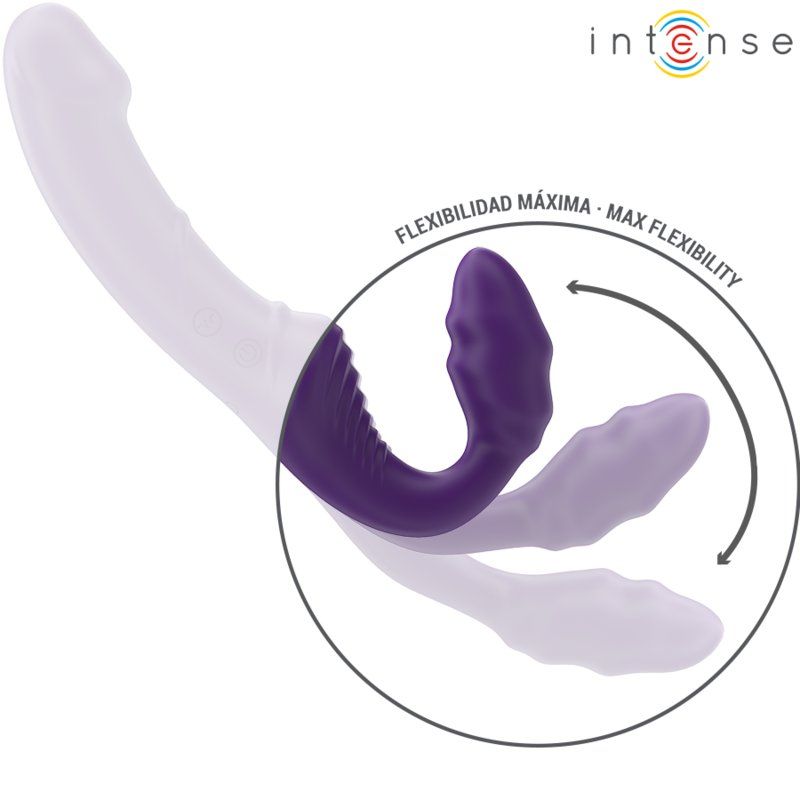 Intense Jill Vibrador Doble 20 Cm Violeta Control Remoto