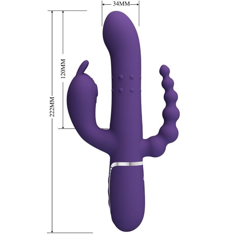 Pretty Love Cammy Triple Vibrador Multifunción