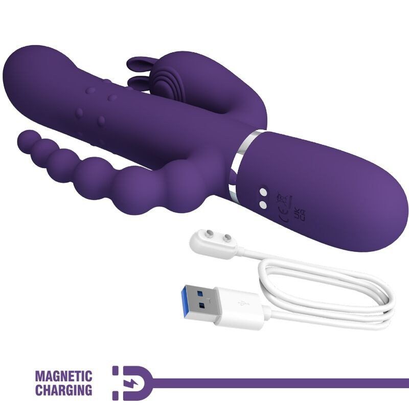 Pretty Love Cammy Triple Vibrador Multifunción