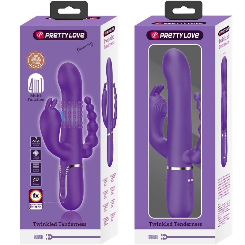 Pretty Love Cammy Triple Vibrador Multifunción