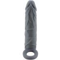 Pretty Love - Funda De Pene De Piel Realística Gris Oscuro