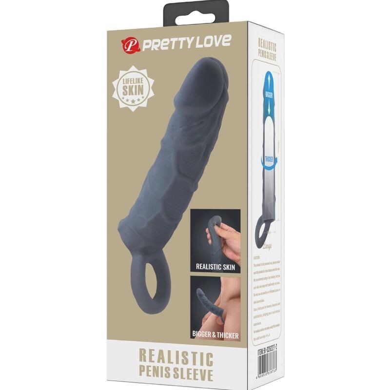Pretty Love Funda Pene 18 cm | Extensión realista Spearhead