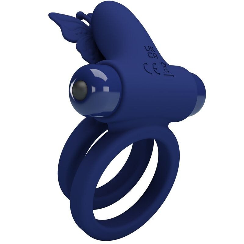 Anillo vibrador doble Pretty Love Jamele | Placer con mariposa