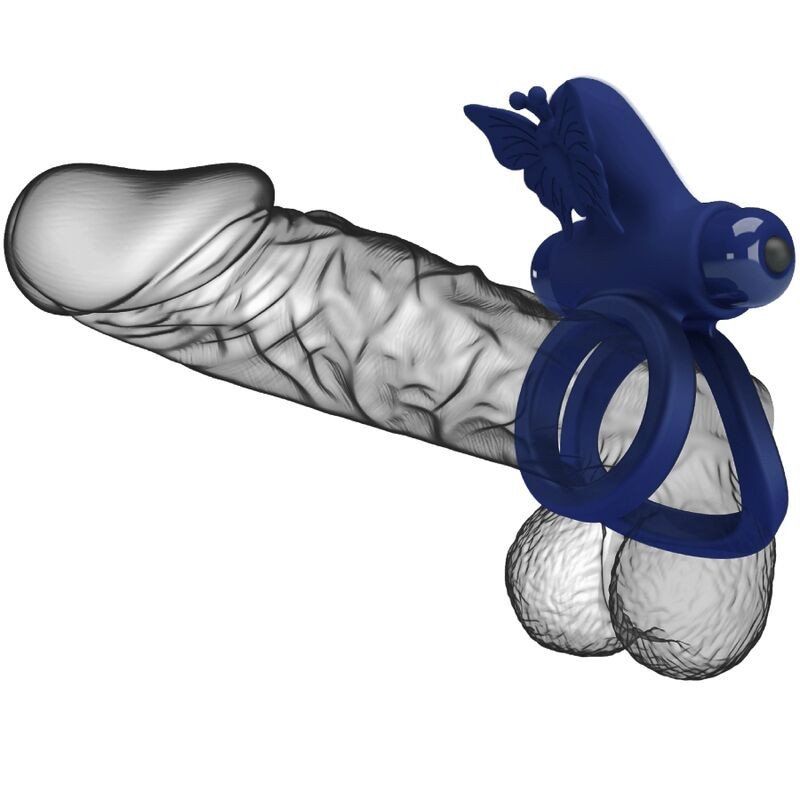 Anillo vibrador doble Pretty Love Jamele | Placer con mariposa