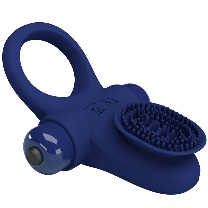Pretty Love Palle Anillo Vibrador Azul | Placer en pareja