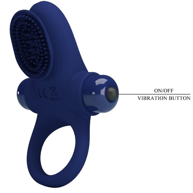 Pretty Love Palle Anillo Vibrador Azul | Placer en pareja