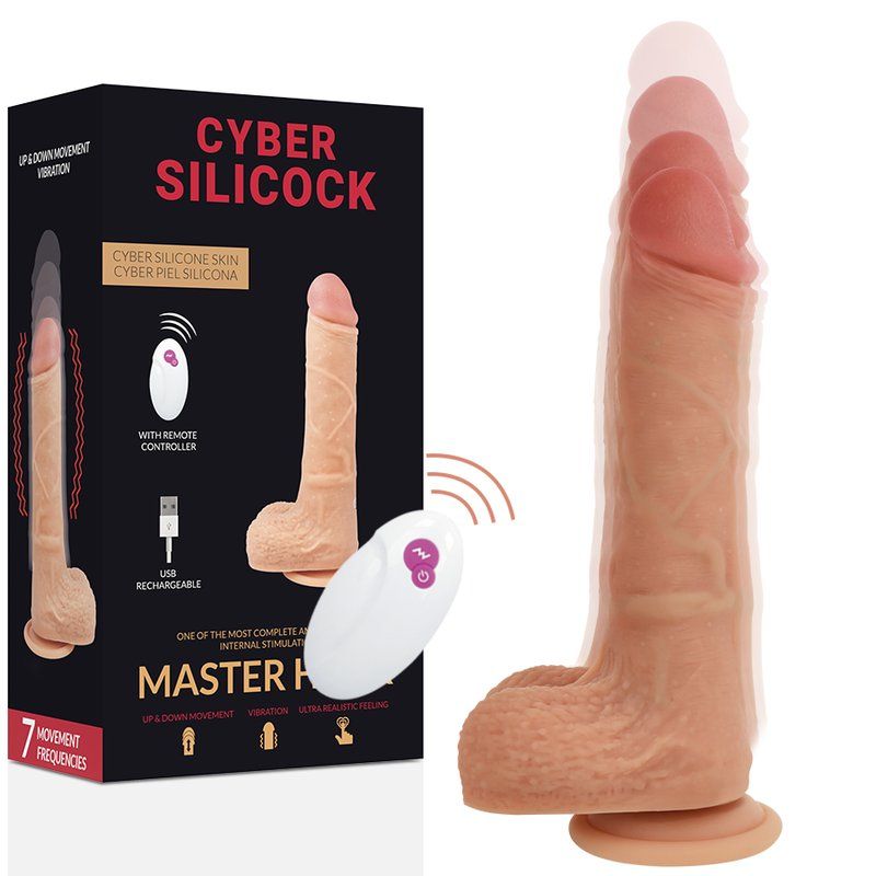 Cyber Silicock Master Huck | Dildo 17 cm con vibración