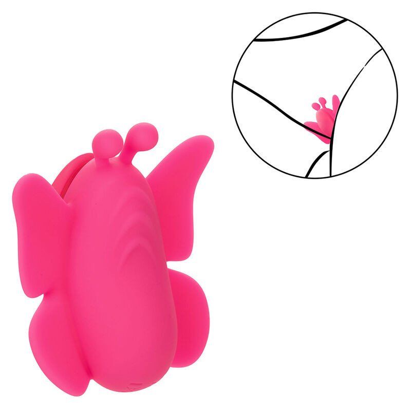 Calexotics Neon Vibes The Flutter Vibe Estimulador 10 Vibraciones Rosa