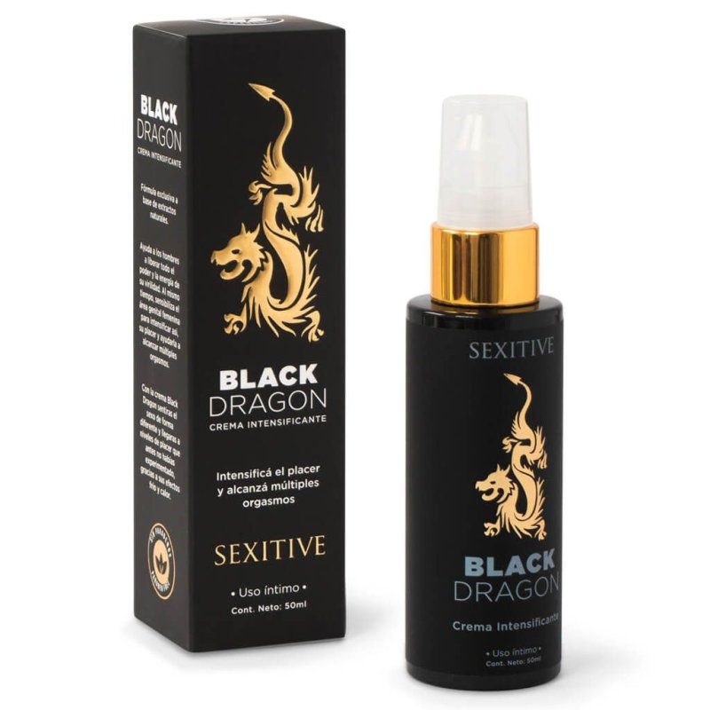 Crema Íntima Intensificante Black Dragon para Mayor Placer Sexual