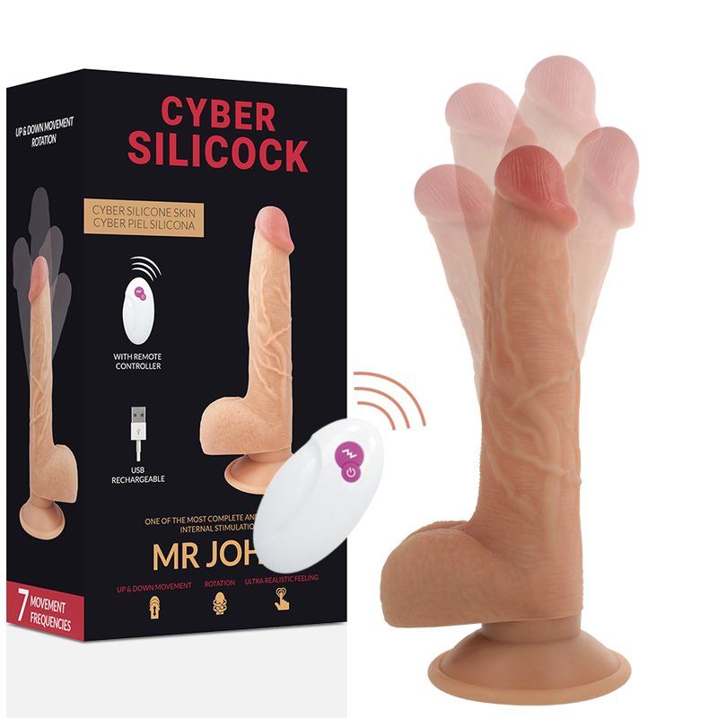 Cyber Silicock Mr. John | Dildo 16.5 cm con vibración