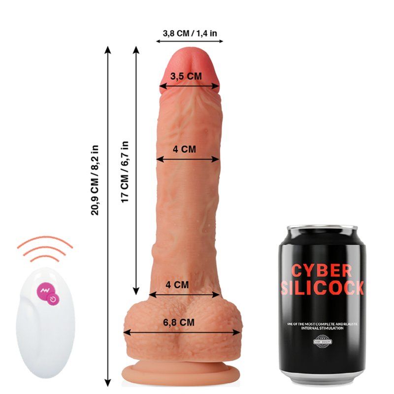 Cyber Silicock Mr. Rick | Dildo 17 cm con rotación