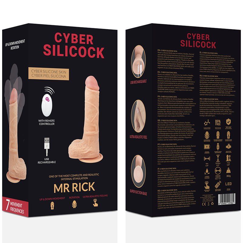 Cyber Silicock Mr. Rick | Dildo 17 cm con rotación