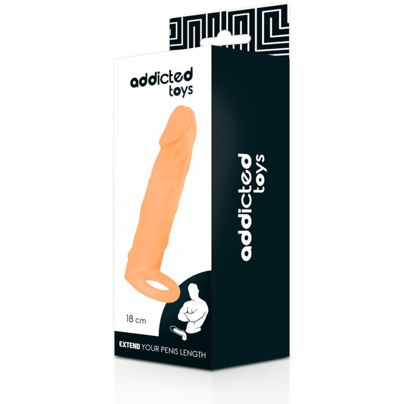 Addicted Toys Extensión pene 18 cm | Realista, flexible