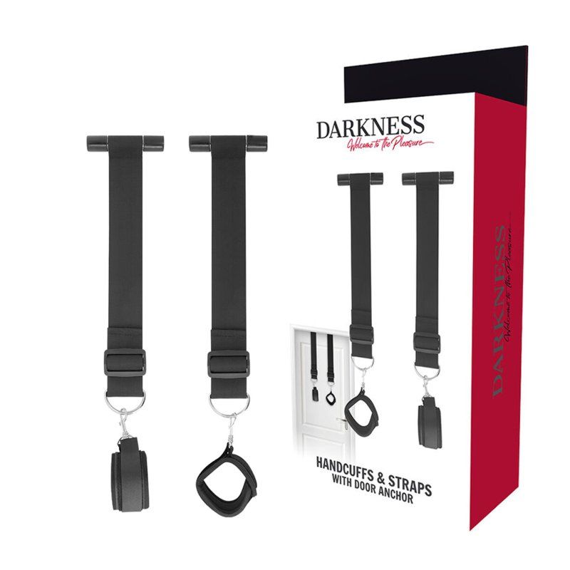Darkness Bondage Esposas Para La Puerta