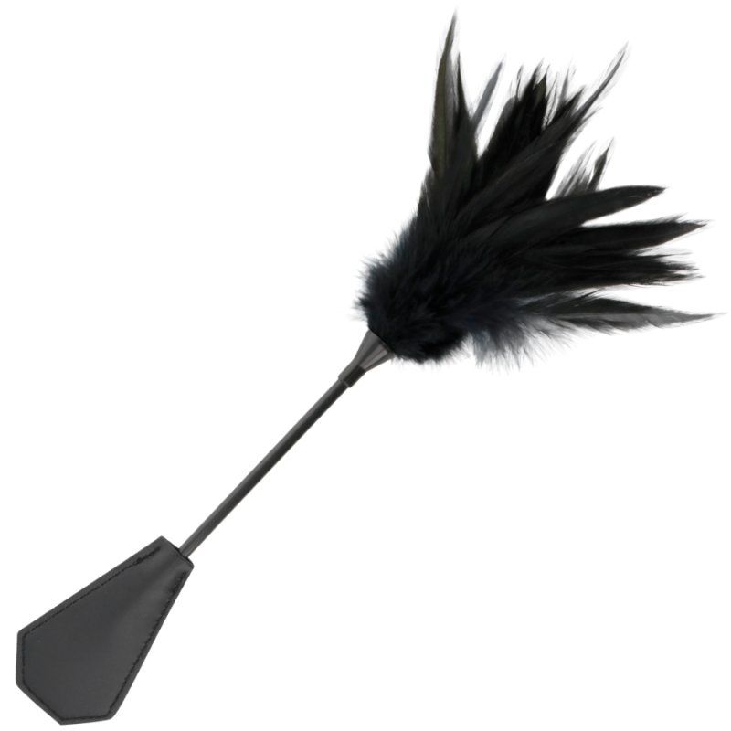 Darkness Fusta Con Pluma Negro