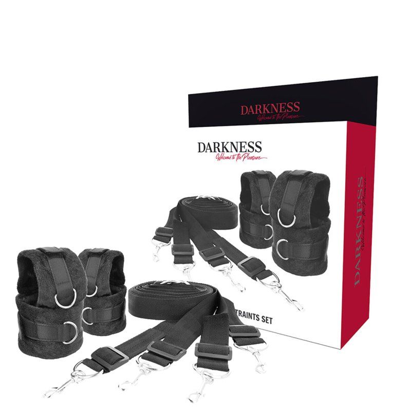 Darkness Set De Ataduras Para La Cama