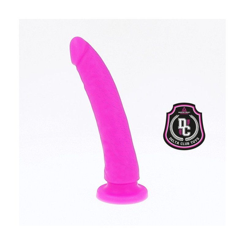 Delta Club Toys Dildo Lila Silicona Medica 20 Cm O 4 Cm