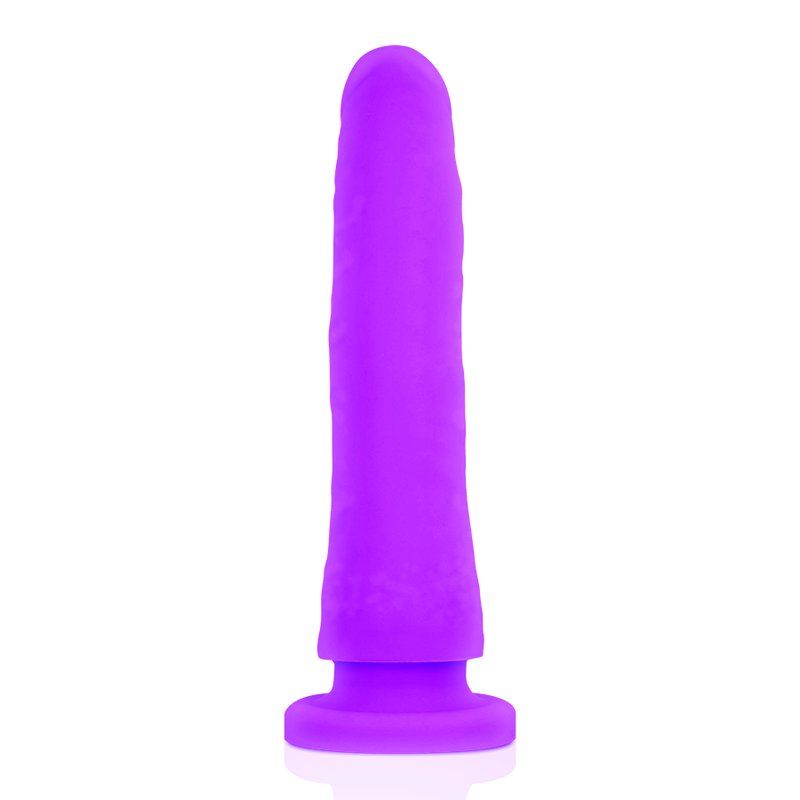 Delta Club Toys Dildo Lila Silicona Medica 20 Cm O 4 Cm