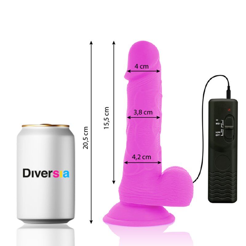 Dildo Vibrador Flexible – Diversia Lila
