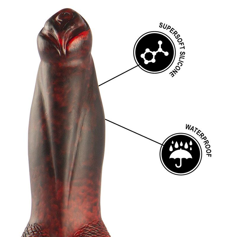 Epic Prometheus Dildo Titan En Llamas Control Remoto