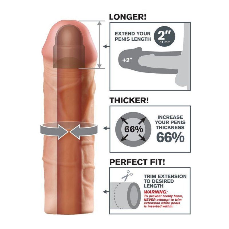Pipedreams Fantasy X-Tensions Mega 2 | Extensión pene