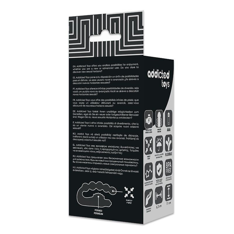 Addicted Toys Masajeador Anal Prostatico Con Vibración