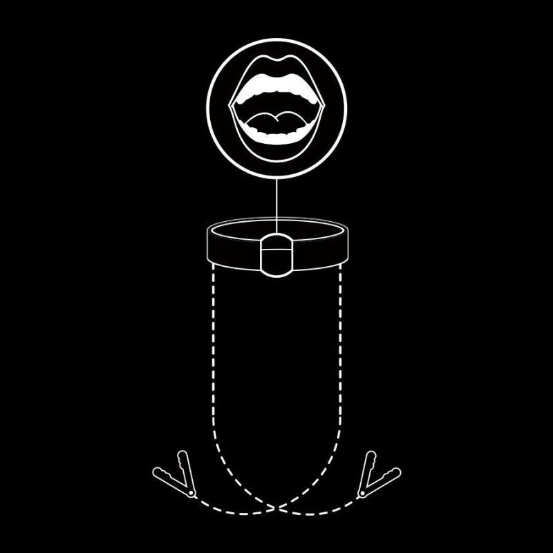 Fetish Submissive Anilla Mordaza Con Pinzas Para Pezones
