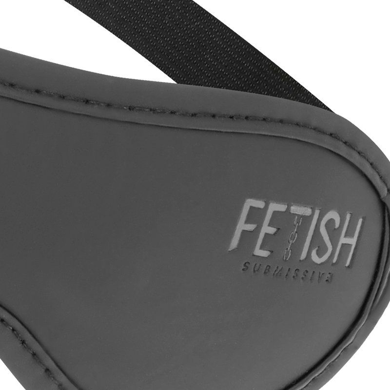 Fetish Submissive Antifaz Cuero Vegano Ii Con Forro De Nopreno