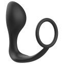 Addicted Toys Plug Anal Con Anillo Silicona Negro