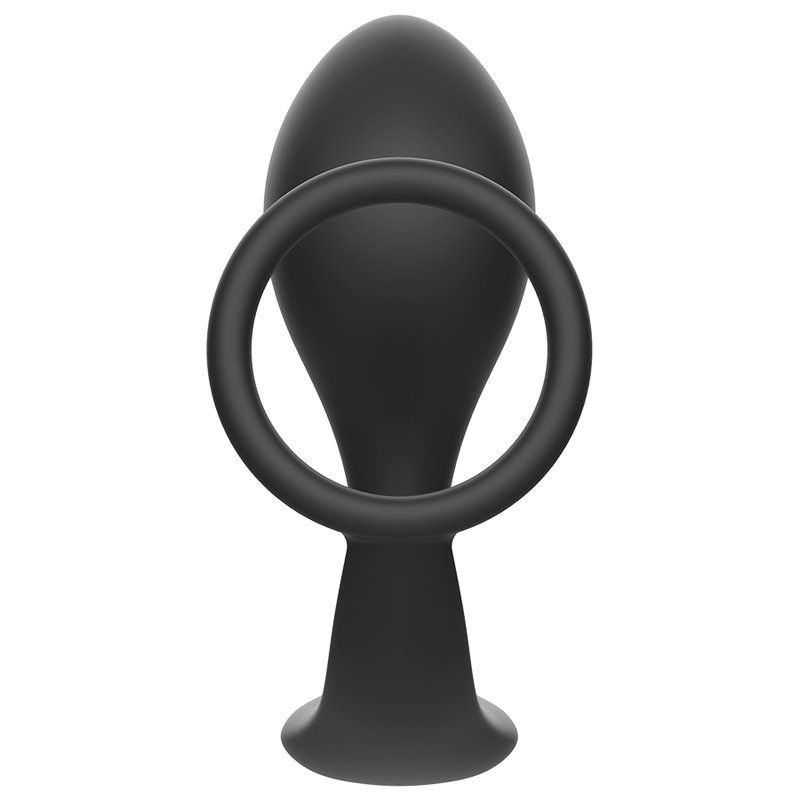 Addicted Toys Plug Anal Con Anillo Silicona Negro