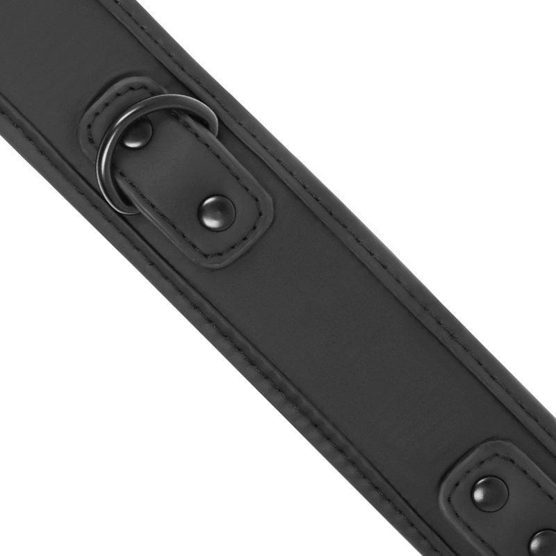 Fetish Submissive Collar Con Cadena Con Forro De Nopreno