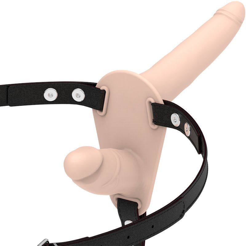 Fetish Submissive Harness Doble Penetración Flesh