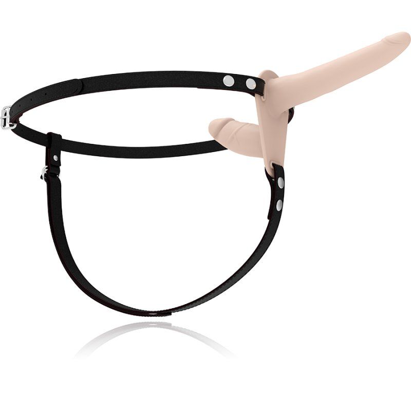 Fetish Submissive Harness Doble Penetración Flesh