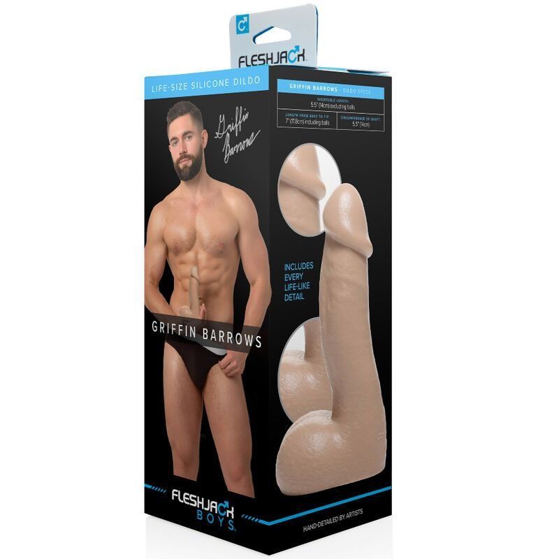 Fleshjack Griffin Barrows | Dildo realista 18 cm silicona médica