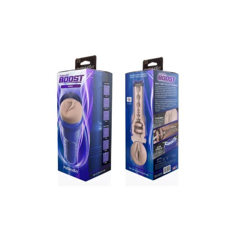 Fleshlight Boost Bang | Masturbador realista 25,4 cm con succión