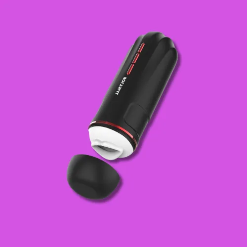 Masturbador automático con movimiento y vibración
